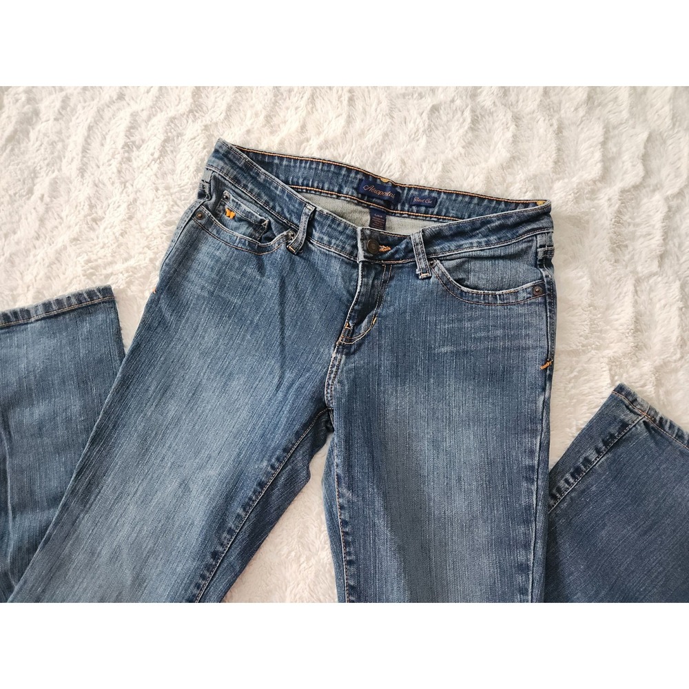 Aeropostale Y2K Boot Cut Denim Jeans Womens Size 5/6 R Inseam 32